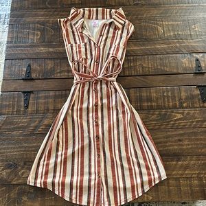 No Boundaries, Size S, red and white dress
